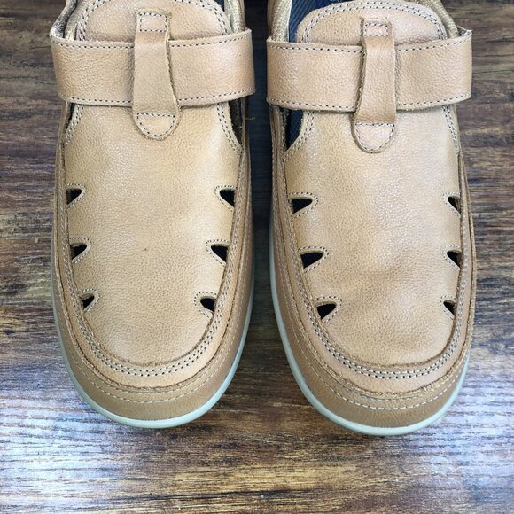 Orthofeet Serene Women's 11.5 WIDE Brown Leather‎ Casual Comfort Walking Shoes - Picture 2 of 11